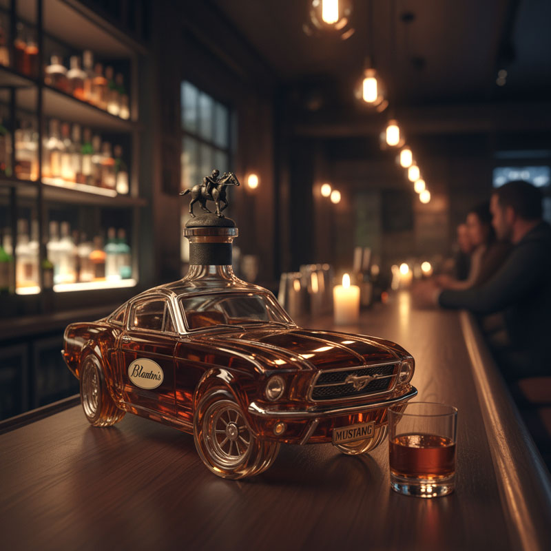 Karafka do Whisky w Kształcie Klasycznego Samochodu Sportowego – Elegancja dla Konesera