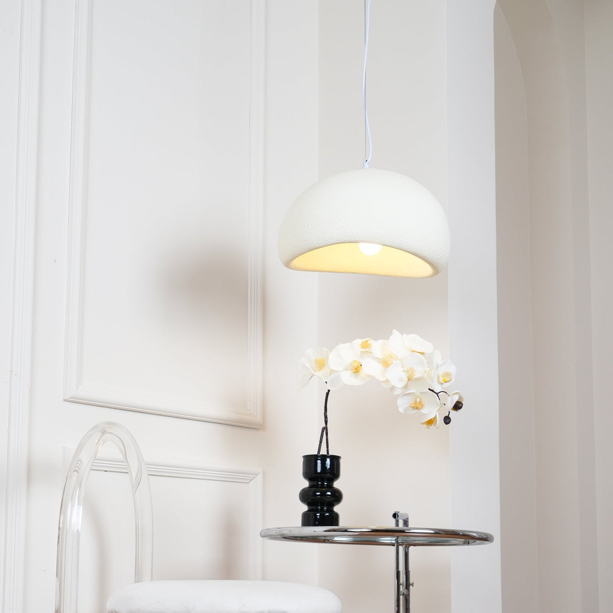 Lampa wisząca w kształcie chmury