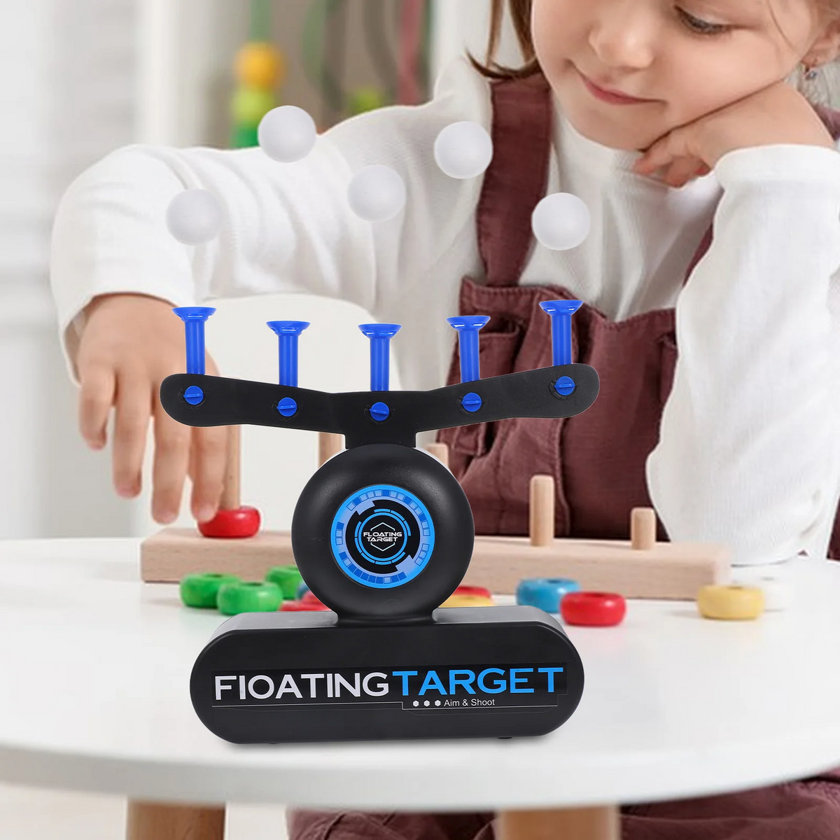 Kletshuts AirshotToy: zestaw do strzelania do unoszących się piłek