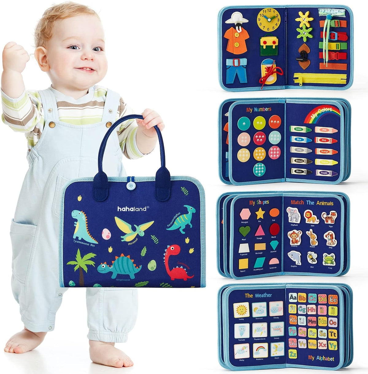Kletshuts BusyBoard: sensoryczna tablica edukacyjna Montessori do rozwijania motoryki precyzyjnej