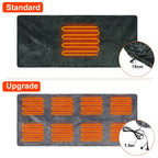 Koc Elektryczny USB Grzewczy Podgrzewany z Zamkiem na Ramiona 150x80cm 12v
