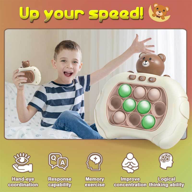 Konsola do gry zręcznościowej Speedy Push Pop dla dzieci