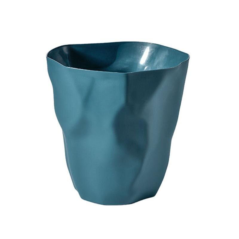 Kosz na śmieci – nieregularny kształt rzeźbiarski w stylu nordyckim – 26 × 27 cm