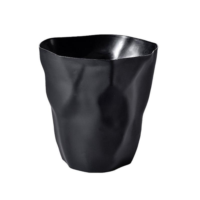Kosz na śmieci – nieregularny kształt rzeźbiarski w stylu nordyckim – 26 × 27 cm