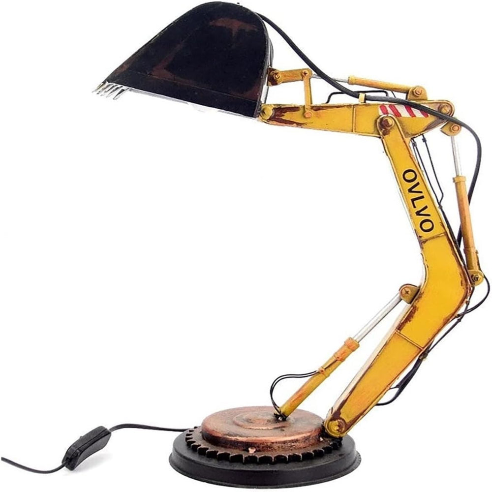Kreatywna lampa biurkowa LED Excavator – oświetlenie w stylu industrialnym