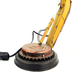 Kreatywna lampa biurkowa LED Excavator – oświetlenie w stylu industrialnym