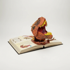 Książka 3D pop-up Dinozaury