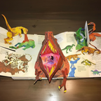 Książka 3D pop-up Dinozaury