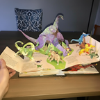 Książka 3D pop-up Dinozaury