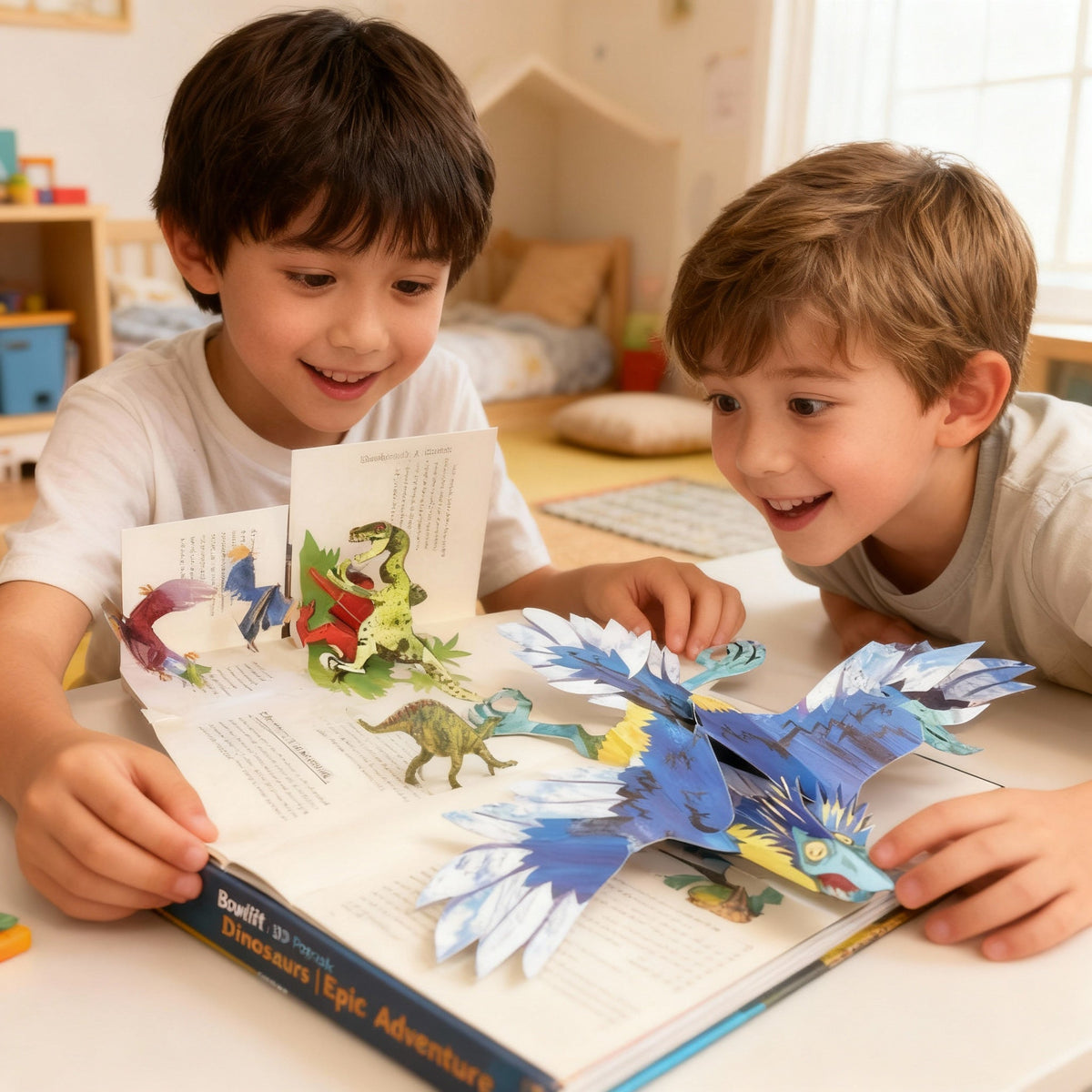 Książka 3D pop-up Dinozaury