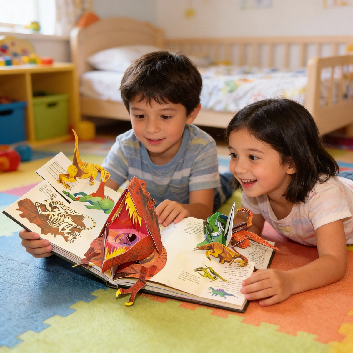 Książka 3D pop-up Dinozaury