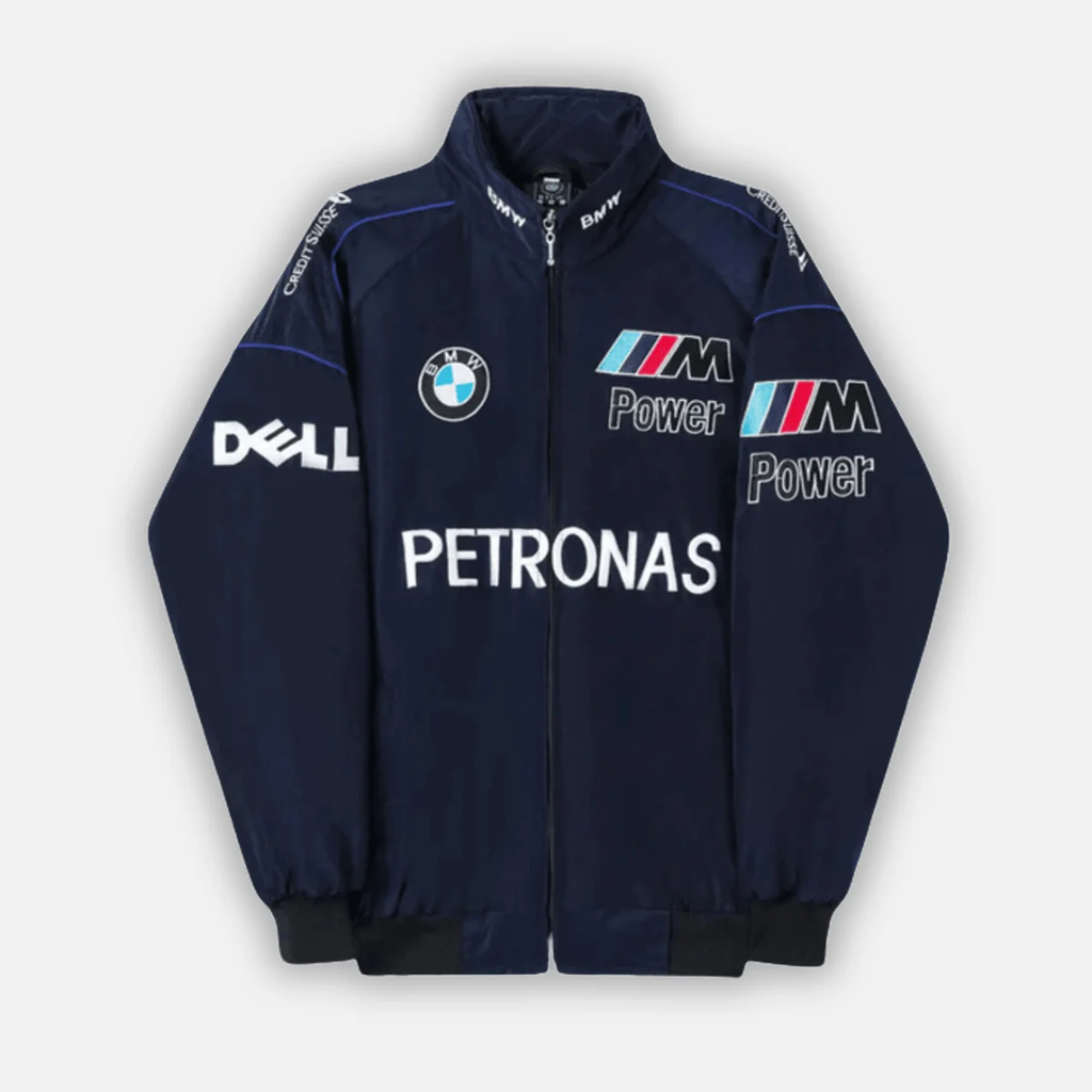 Kurtka wyścigowa BMW F1 Vintage Racing – edycja klasyczna – unisex – retro