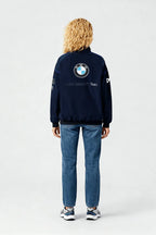 Kurtka wyścigowa BMW F1 Vintage Racing – edycja klasyczna – unisex – retro