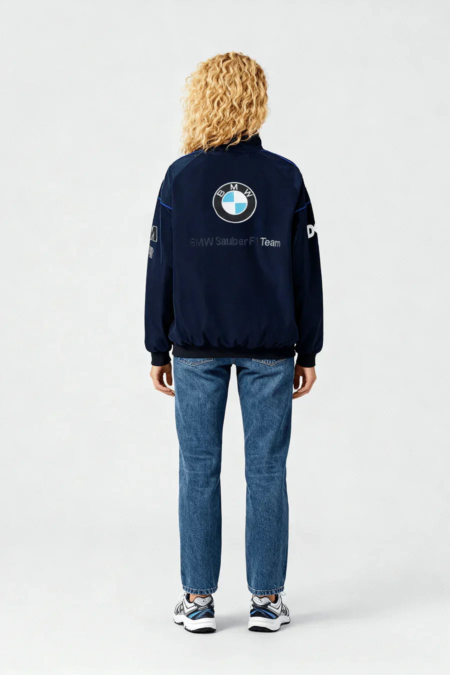 Kurtka wyścigowa BMW F1 Vintage Racing – edycja klasyczna – unisex – retro