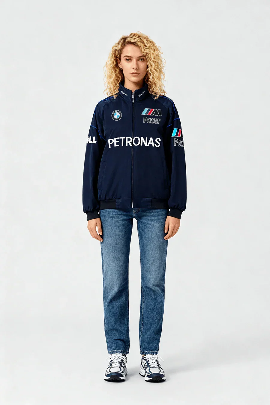 Kurtka wyścigowa BMW F1 Vintage Racing – edycja klasyczna – unisex – retro