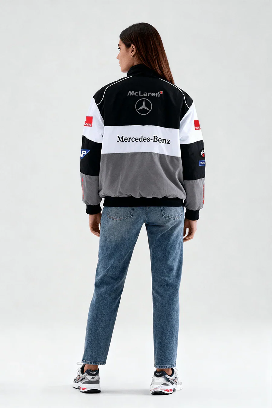 Kurtka wyścigowa McLaren F1 x Mercedes-Benz Vintage – unisex – retro