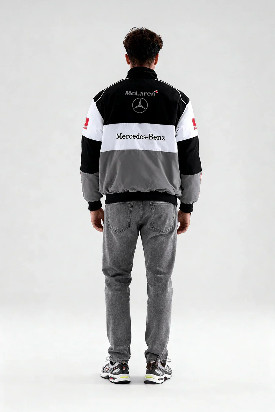 Kurtka wyścigowa McLaren F1 x Mercedes-Benz Vintage – unisex – retro