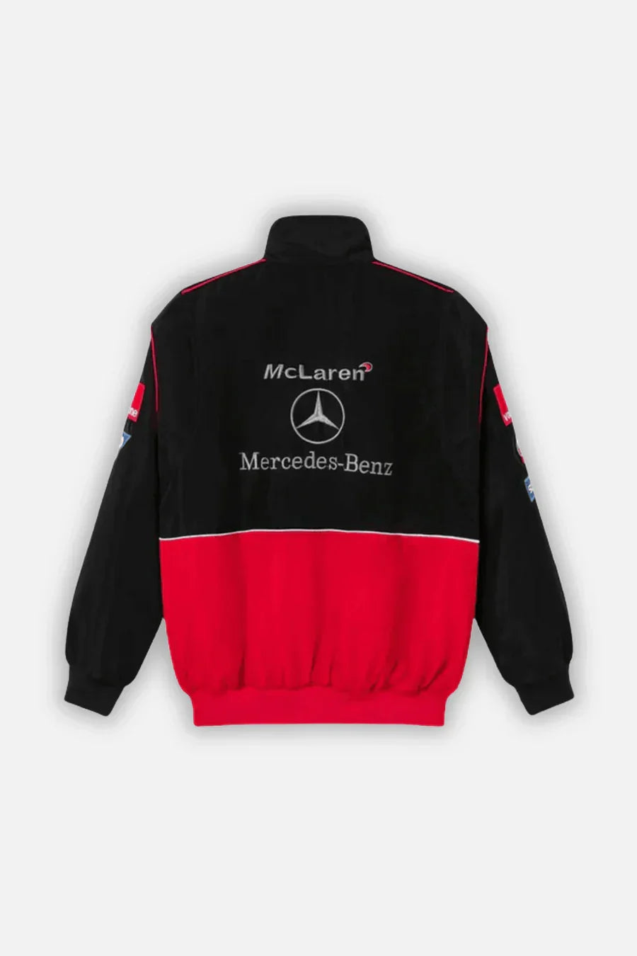 Kurtka wyścigowa McLaren x Mercedes-Benz Vintage – edycja czerwona – unisex – retro