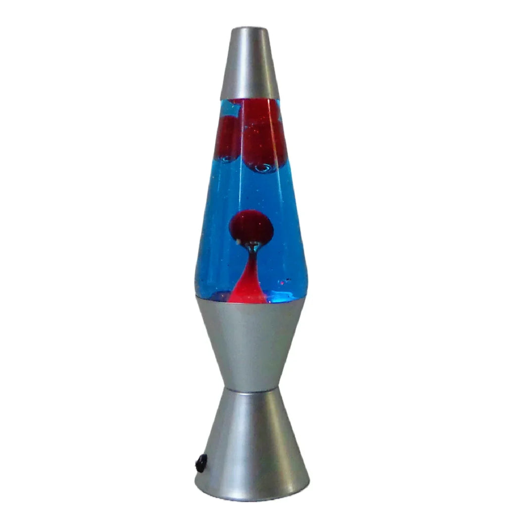 Lampa lawowa | Wirujący wosk i nastrojowe oświetlenie | Wysokość 37 cm