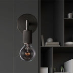 Lampa ścienna mosiężna metalowa z dwiema żarówkami