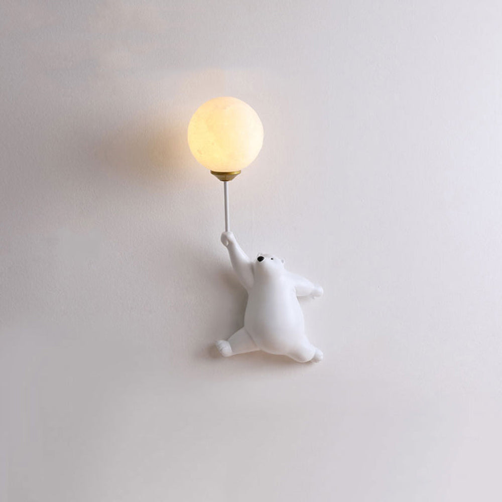 Lampa ścienna Soft Glow Bear Balloon