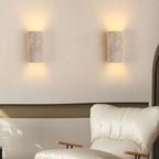 Lampa ścienna z naturalnego kamienia do dekoracyjnego oświetlenia