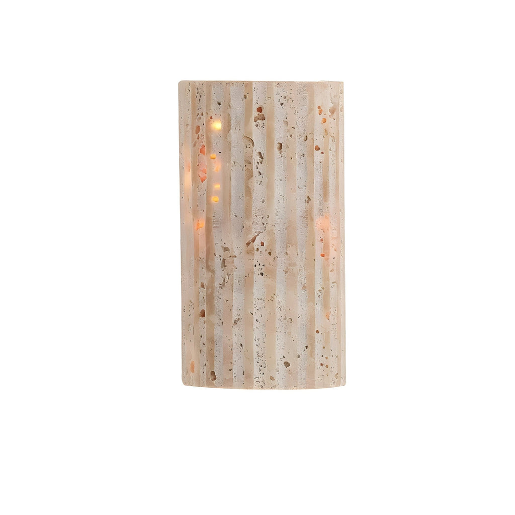 Lampa Ścienna z Naturalnego Kamienia - Elegancja i Ciepło