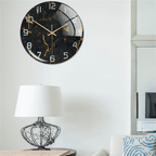 Lampa Stołowa Marmurowa LED z Zegarem – Smukły Design