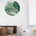 Lampa Stołowa Marmurowa LED z Zegarem – Smukły Design
