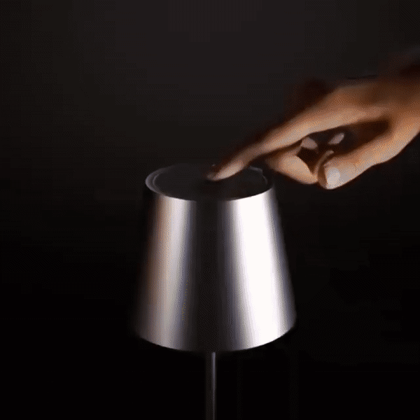 Lampa stołowa | Minimalistyczny design | Przyciemniane światło LED | AuraTable