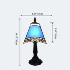 Lampa Stołowa Morska z Szklanym Kloszem – Idealna Nocna Lampka