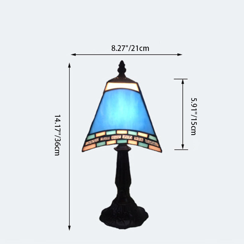 Lampa Stołowa Morska z Szklanym Kloszem – Idealna Nocna Lampka