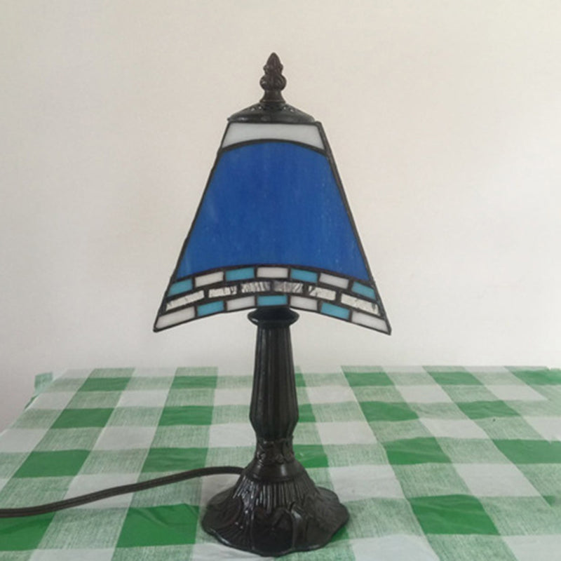 Lampa Stołowa Morska z Szklanym Kloszem – Idealna Nocna Lampka