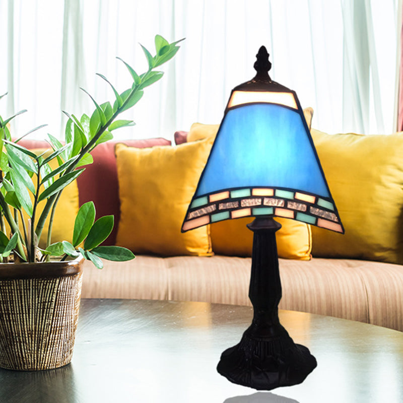 Lampa Stołowa Morska z Szklanym Kloszem – Idealna Nocna Lampka
