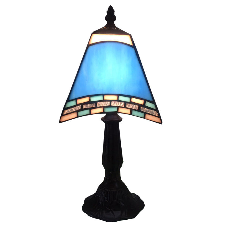 Lampa Stołowa Morska z Szklanym Kloszem – Idealna Nocna Lampka
