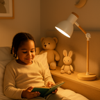 Lampa Stołowa Nordic z Drewnem i Regulacją – Nowoczesny Styl