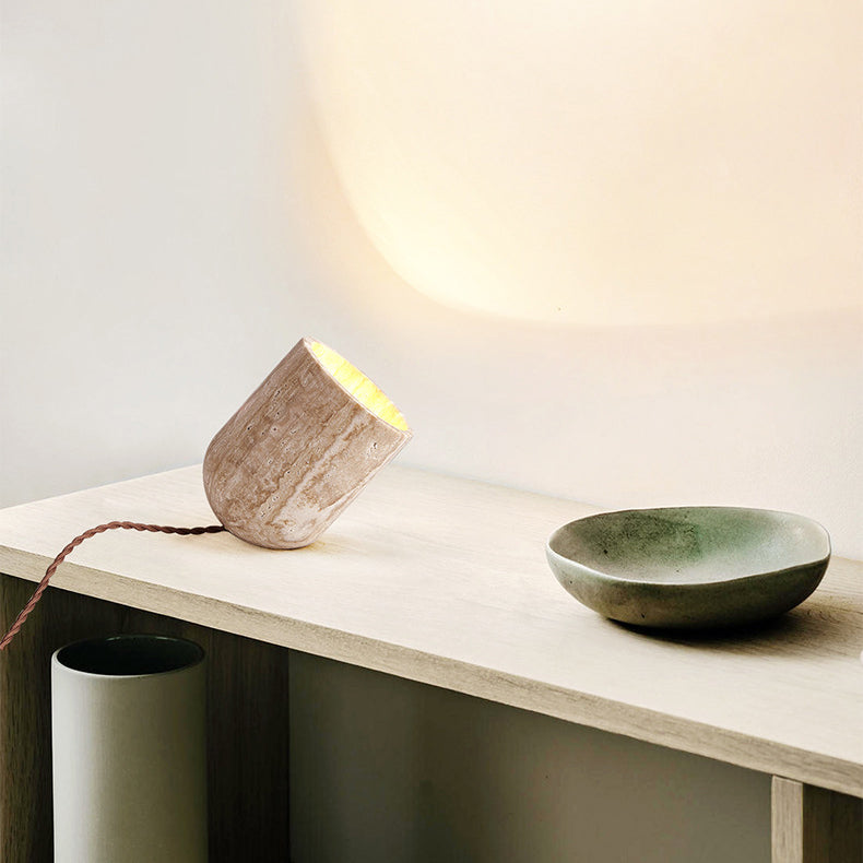 Lampa Stołowa Walec – Japoński Minimalizm, Nocne Oświetlenie