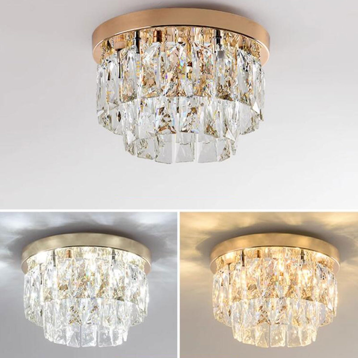 Lampa sufitowa LED w stylu Art Deco