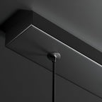Lampa sufitowa wisząca LED retro z połowy wieku model