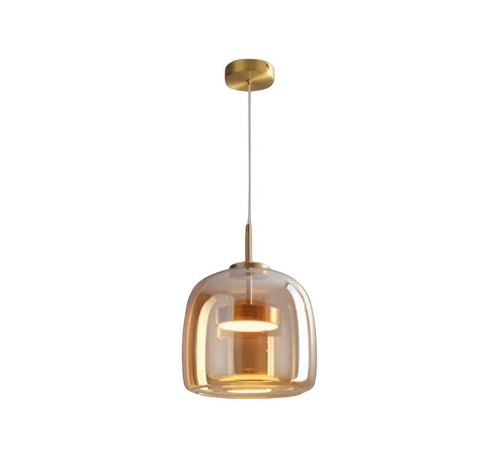 Lampa sufitowa wisząca LED retro z połowy wieku model