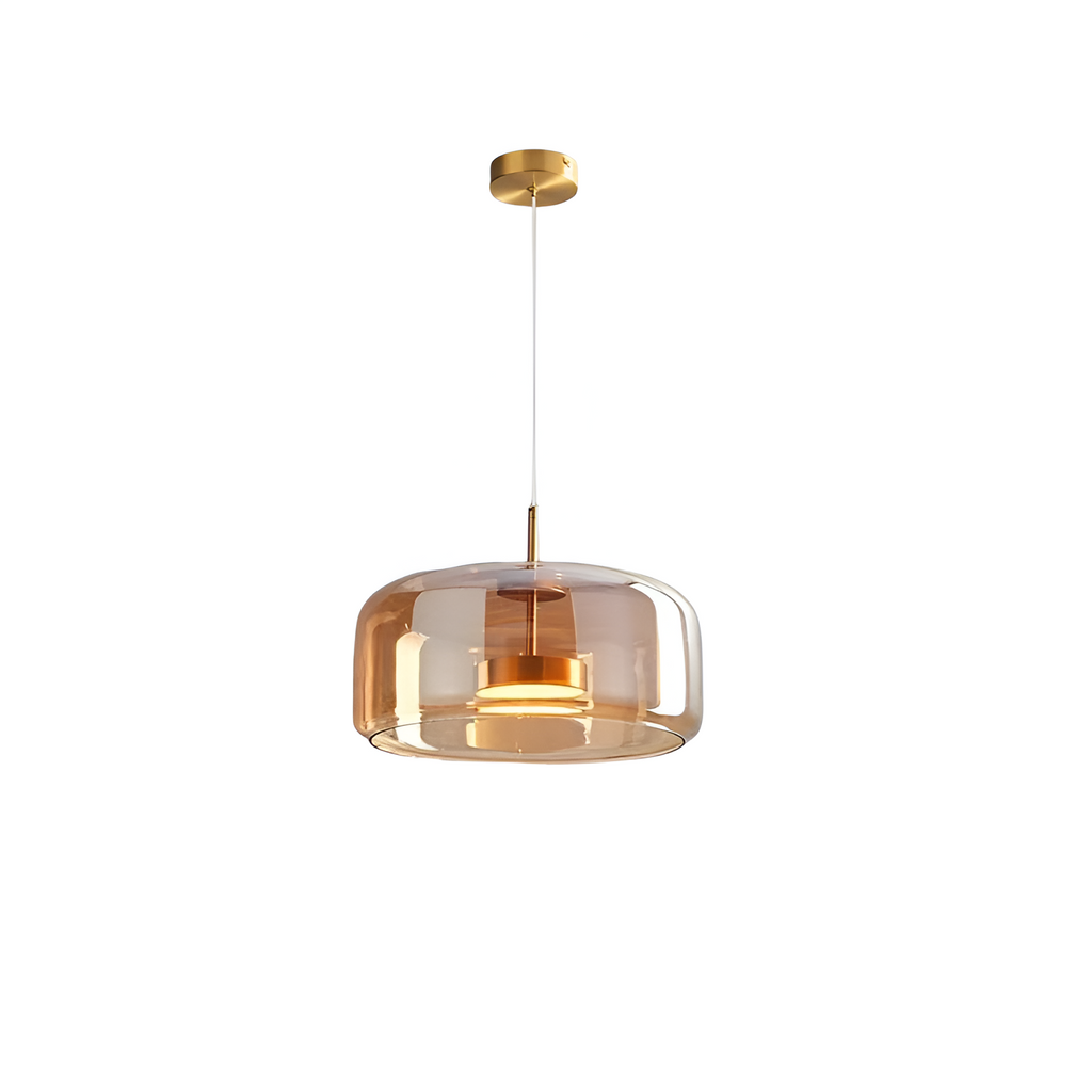Lampa sufitowa wisząca LED retro z połowy wieku model