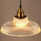 Lampa wisząca szklana - podłużna, ciepłe światło, 2 wersje