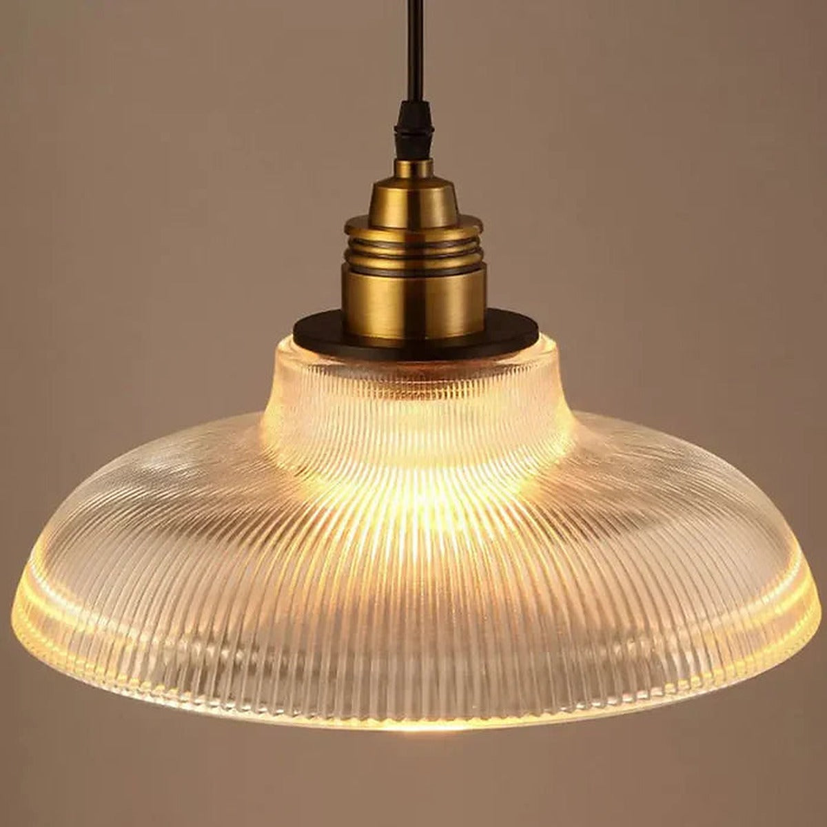 Lampa wisząca szklana - podłużna, ciepłe światło, 2 wersje