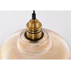Lampa wisząca szklana - podłużna, ciepłe światło, 2 wersje