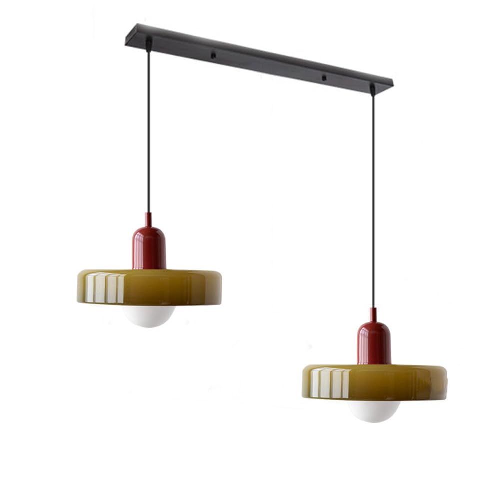Lampa Wisząca Unisex Nowoczesna z Dwoma Kloszami Światła