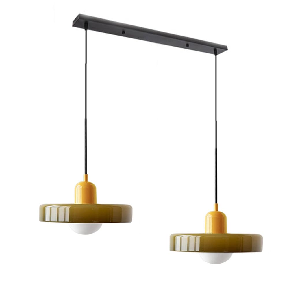 Lampa Wisząca Unisex Nowoczesna z Dwoma Kloszami Światła