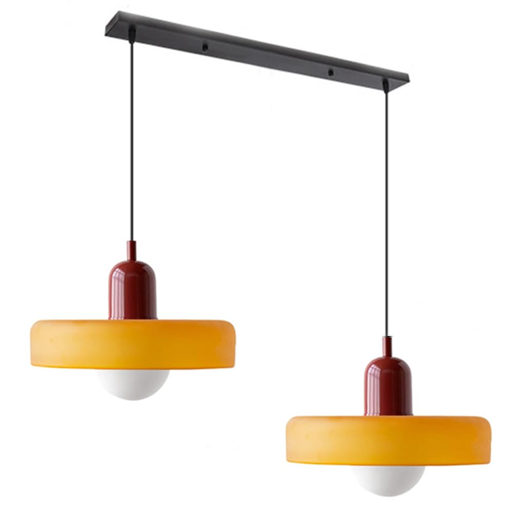 Lampa Wisząca Unisex Nowoczesna z Dwoma Kloszami Światła