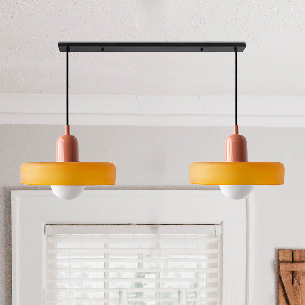 Lampa Wisząca Unisex Nowoczesna z Dwoma Kloszami Światła