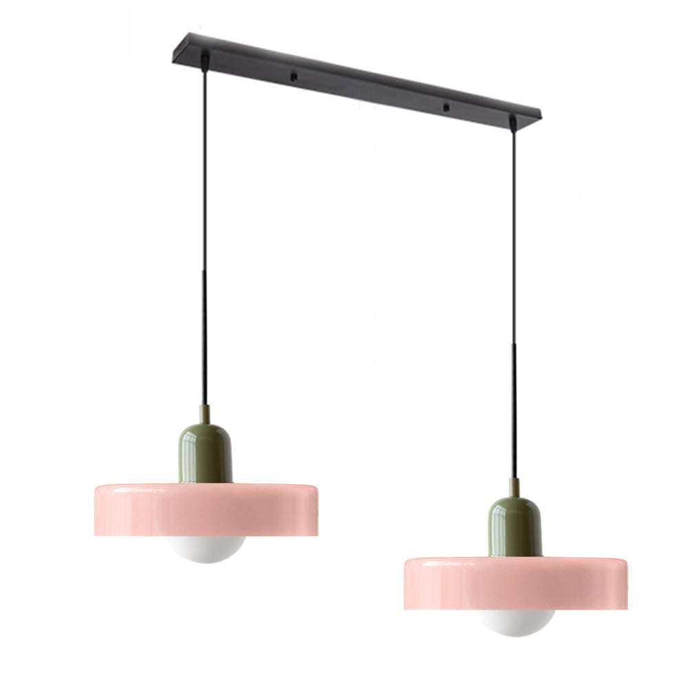 Lampa Wisząca Unisex Nowoczesna z Dwoma Kloszami Światła