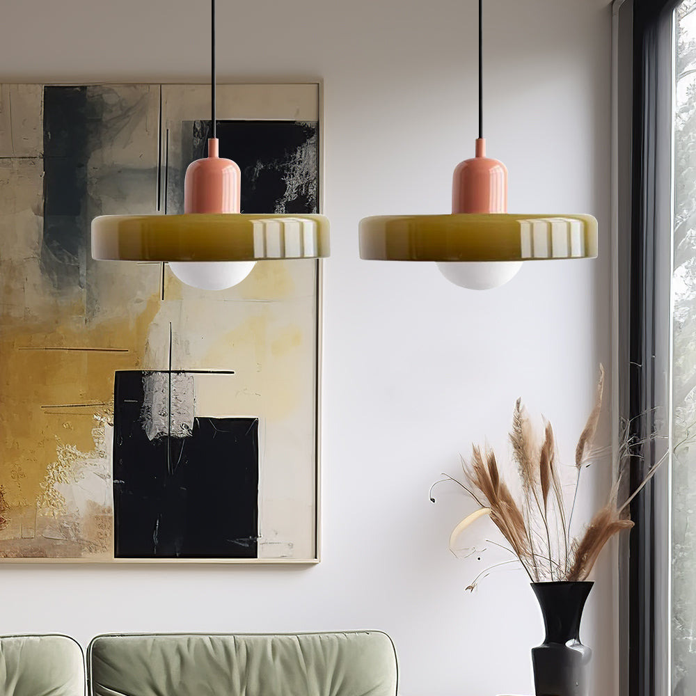 Lampa Wisząca Unisex Nowoczesna z Dwoma Kloszami Światła